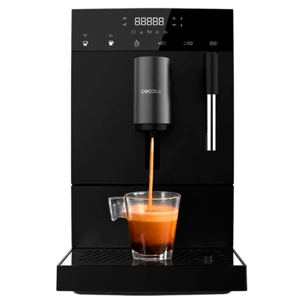 Máquina de Café Automática Cecotec Cremmaet Compact Steam 19 Bar Preta
