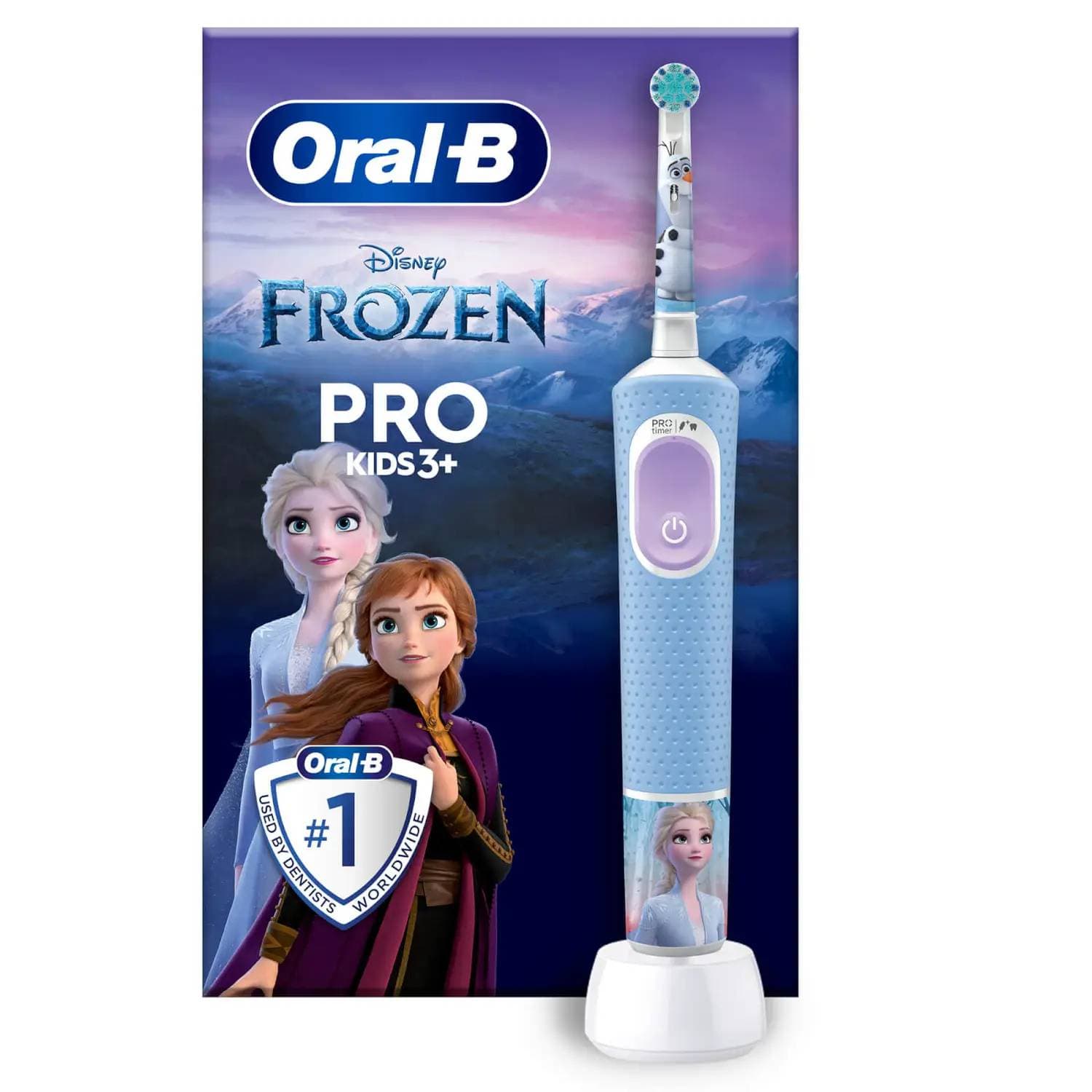 Escova de Dentes Elétrica Oral-B Kids Frozen Vitality Pro Azul