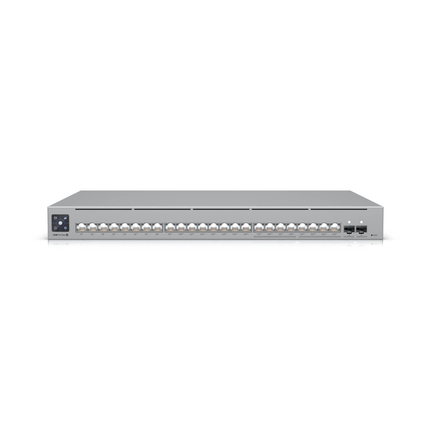 Switch de Rede Ubiquiti UniFi Pro Max 24 Portas 2.5GbE Managed PoE + 2x SFP+ Rack