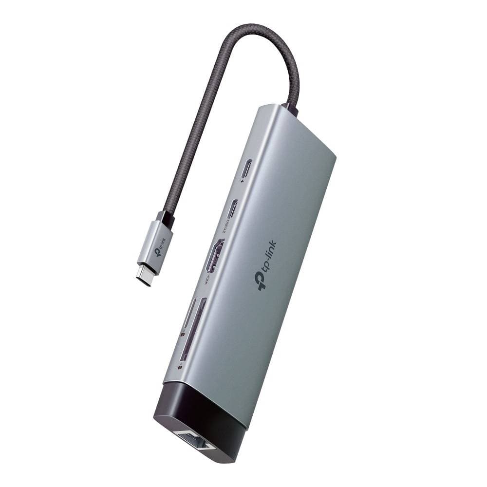 Hub USB-C TP-Link UH9120C 9-em-1 USB 3.2 Gen1 PD 100W Cinza