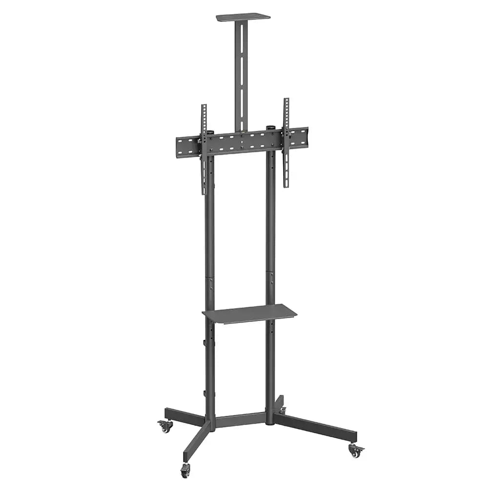 Suporte de Televisão de Chão Ewent EW1581 37"-70" TV com Prateleira Preto