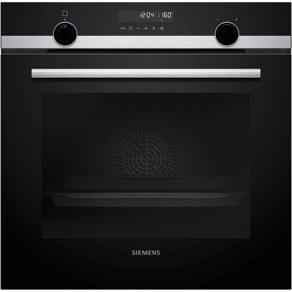 Forno Elétrico de Encastre Siemens iQ500 HB578GES3 Pirolítico + Hidrolítico 71 Litros A+ Inox/Preto
