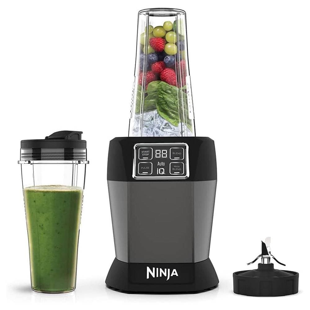Liquidificadora Ninja BN495EU Foodi Auto-iQ 700ML 1000W 3 Programas Preta