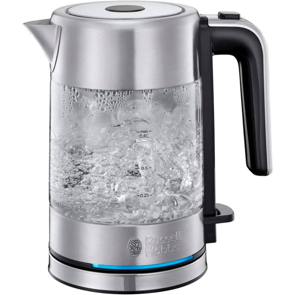 Jarro Elétrico Russell Hobbs Compact Home Glass 0.8 Litros 2200W Vidro