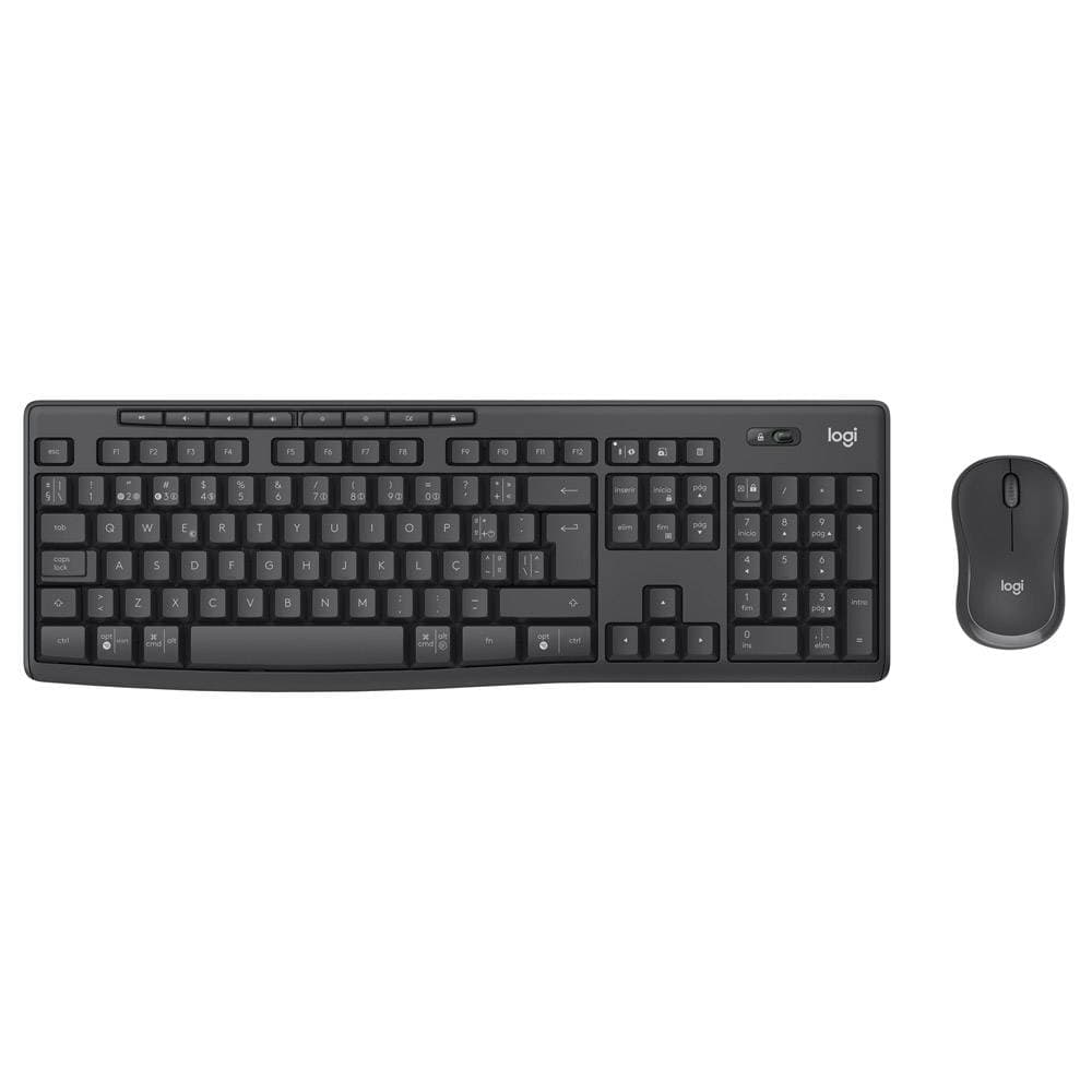 Teclado + Rato Logitech MK370 Combo for Business Wireless PT Preto