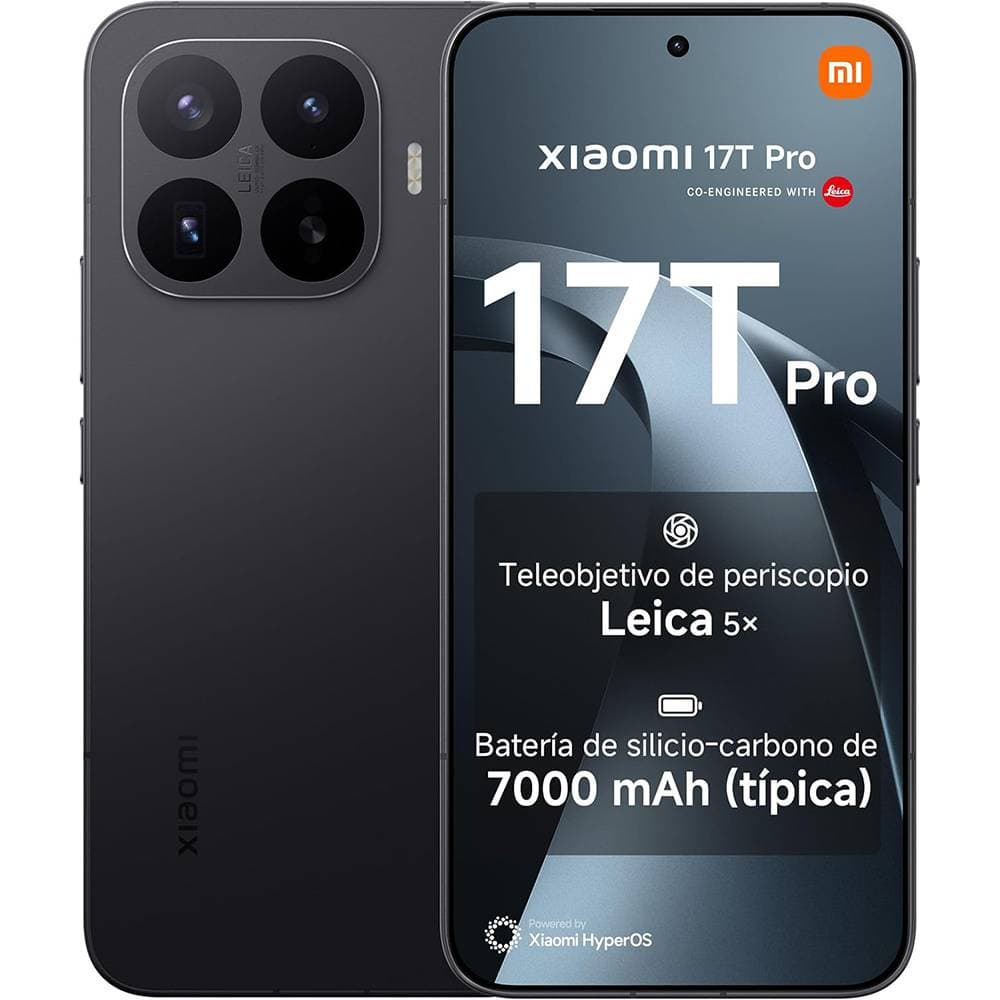 Smartphone Xiaomi 17T Pro 6.83" 12GB/1TB Dual SIM Black