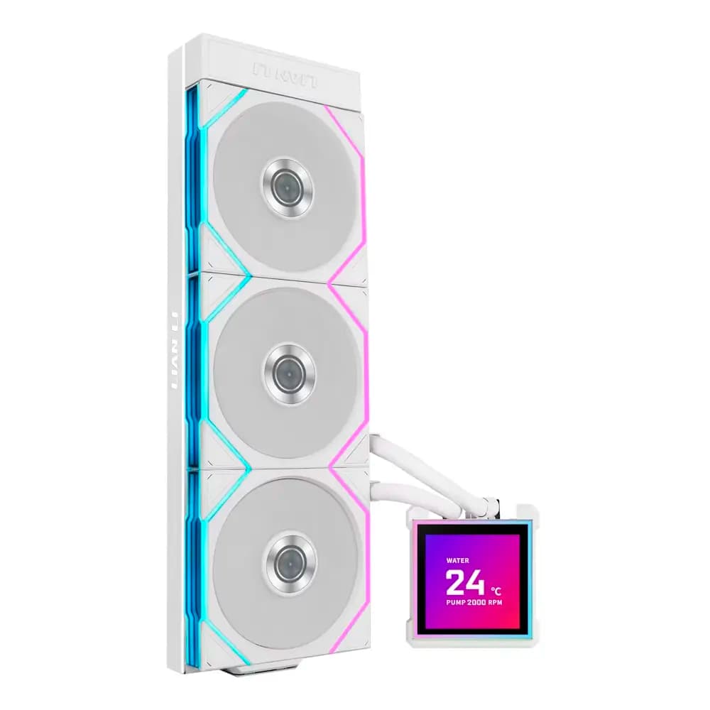Water Cooler CPU Lian Li HydroShift II LCD-S 360 TL RGB All-In-One 360mm Branco