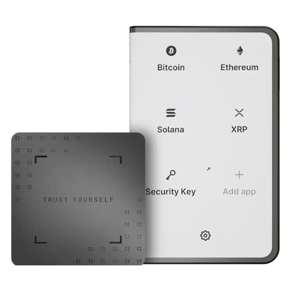 Carteira Ledger Stax Crypto Hardware Wallet + Recovery Key