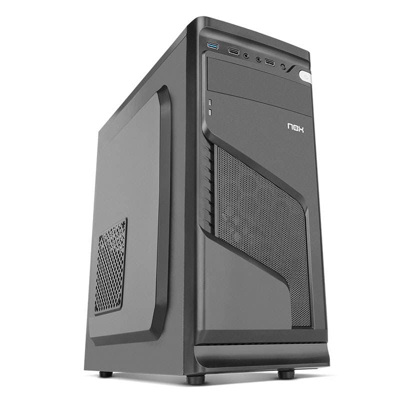 Caixa ATX Nox Lite 020 Preta com Fonte Alimentação 500W