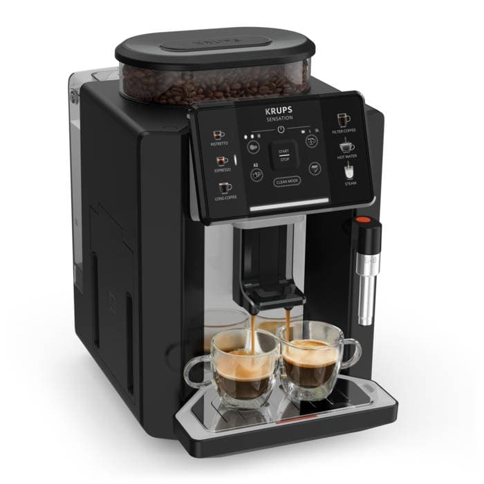 Máquina de Café Automática Krups Sensation EA910A10 1450W 15 Bar Preta