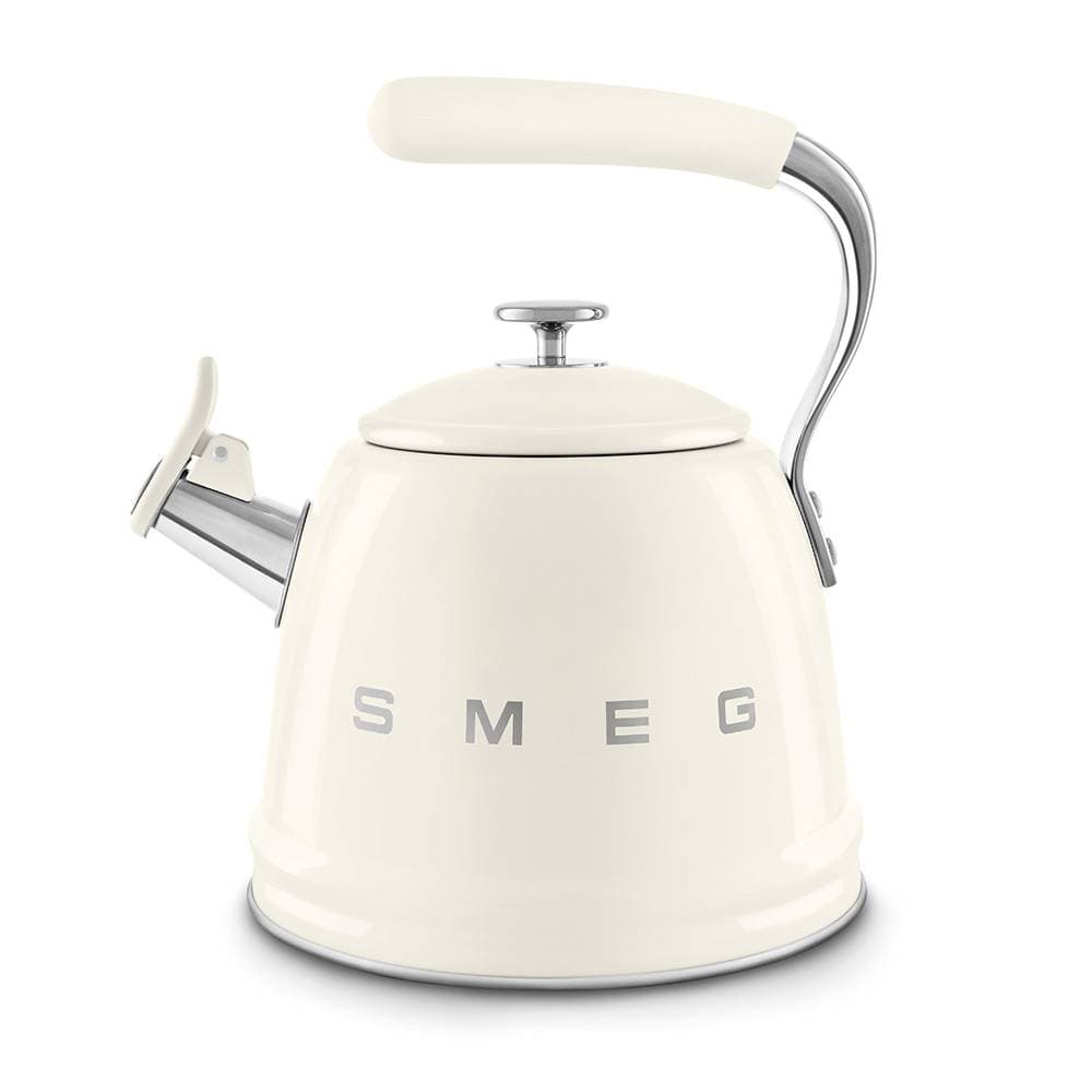 Chaleira de Apito Smeg WKF01CR Anni 50 2.3 Litros Creme
