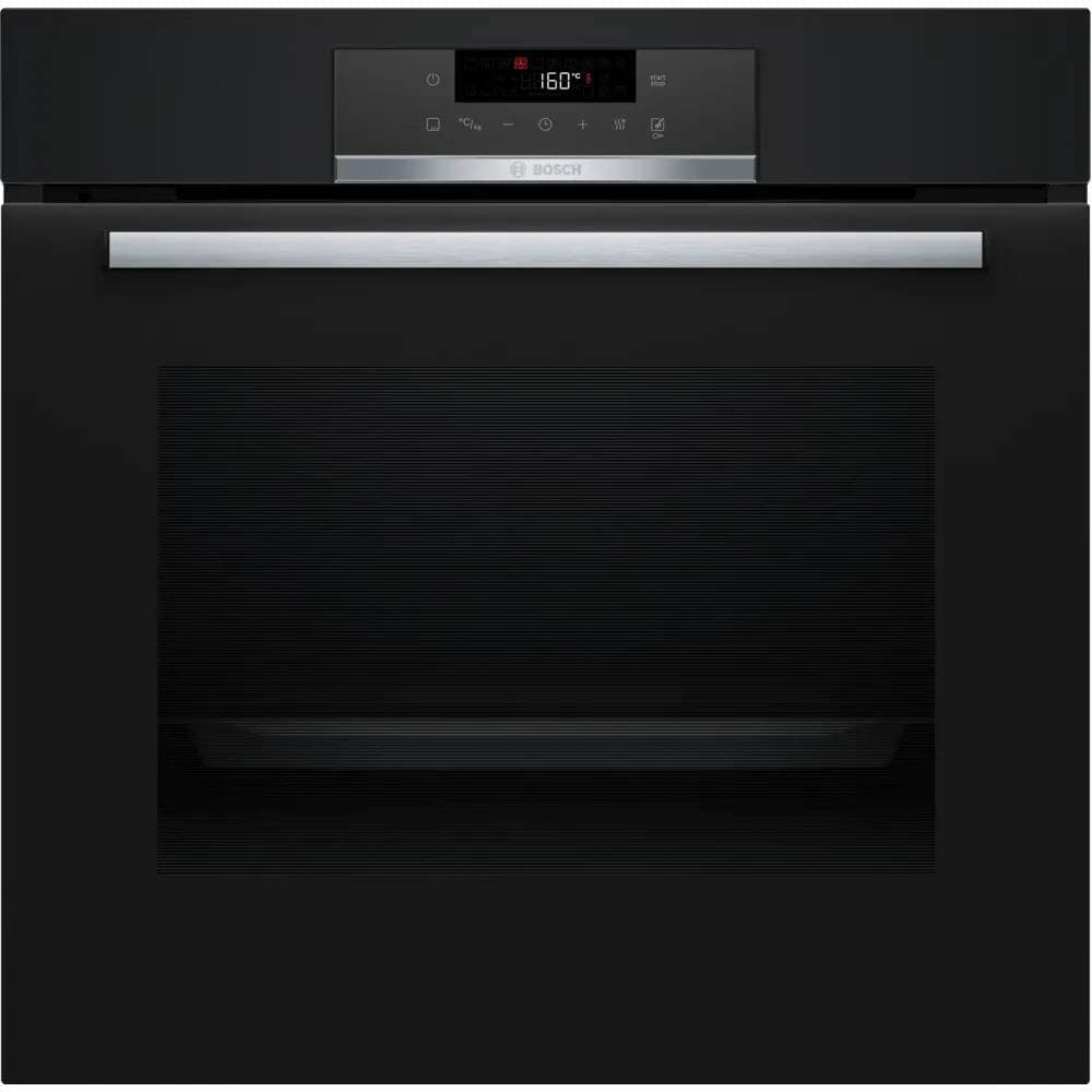 Forno Elétrico de Encastre Bosch Serie 2 HBA172EB3 Pirolítico + Hidrolítico 71 Litros A+ Preto