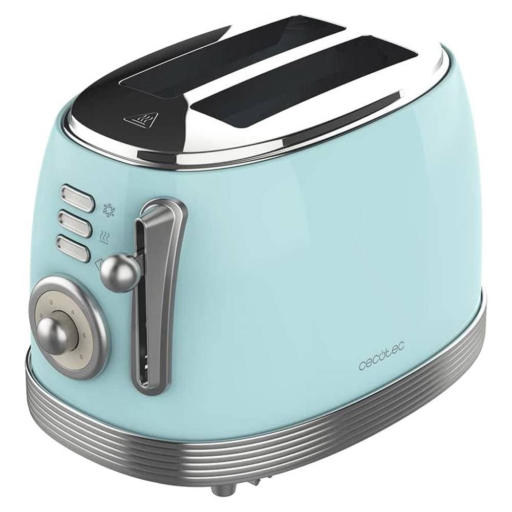 Torradeira Cecotec Vintage 800 Light Blue 2 Fatias 850W Azul Claro