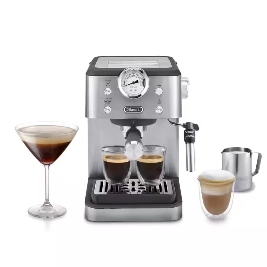 Máquina de Café Manual DeLonghi Classic EM450.M 1325W 15 Bar Metal
