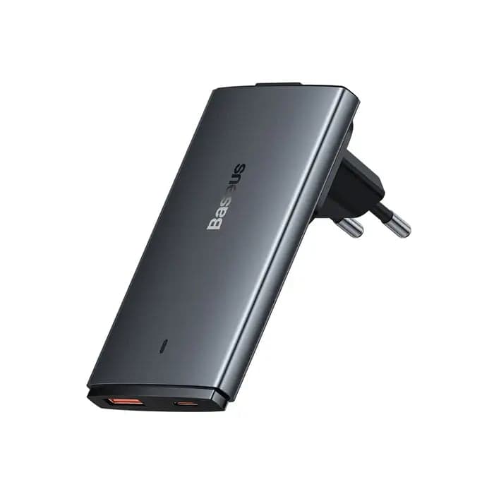 Carregador Baseus GaN5 Pro Fast Charger 65W USB-C/USB-A Cinza