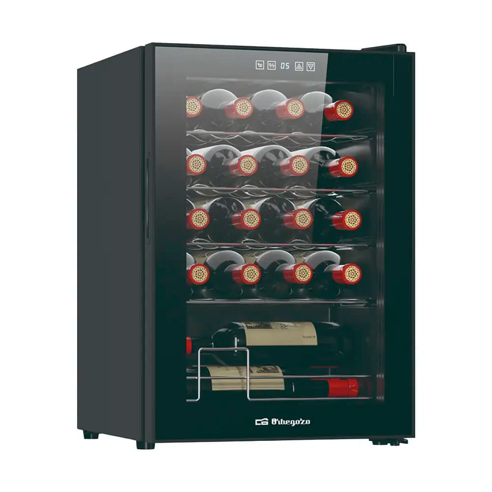Cave de Vinhos Orbegozo VCO 2000 Black Compressor (20 Garrafas) G Preta