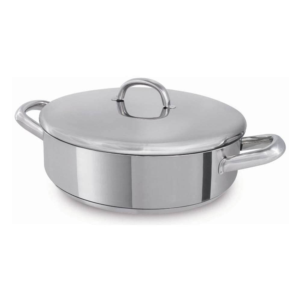 Caçarola Baixa Silampos Europa 2.9L 24cm x 7.1cm Aço Inox com Asas