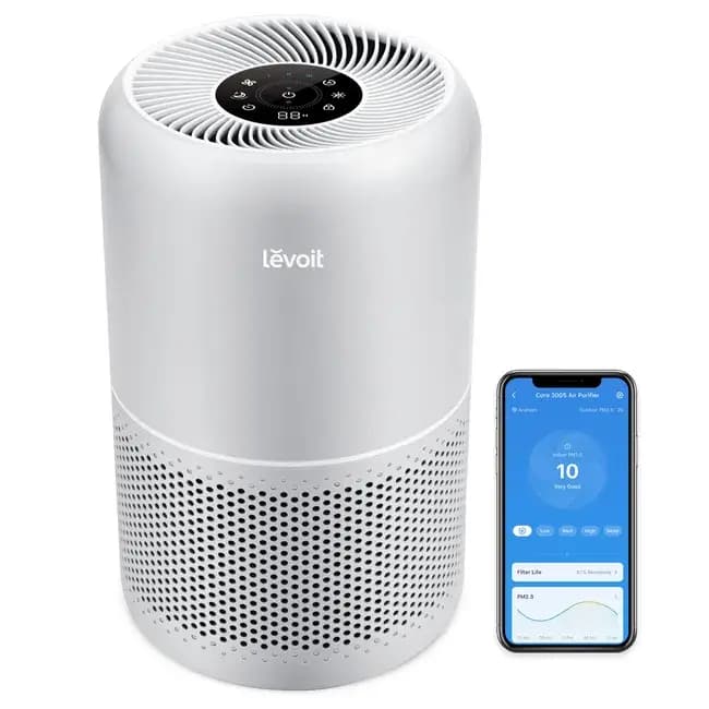 Purificador de Ar Levoit Core 300S Pro True HEPA Smart Air Purifier Branco