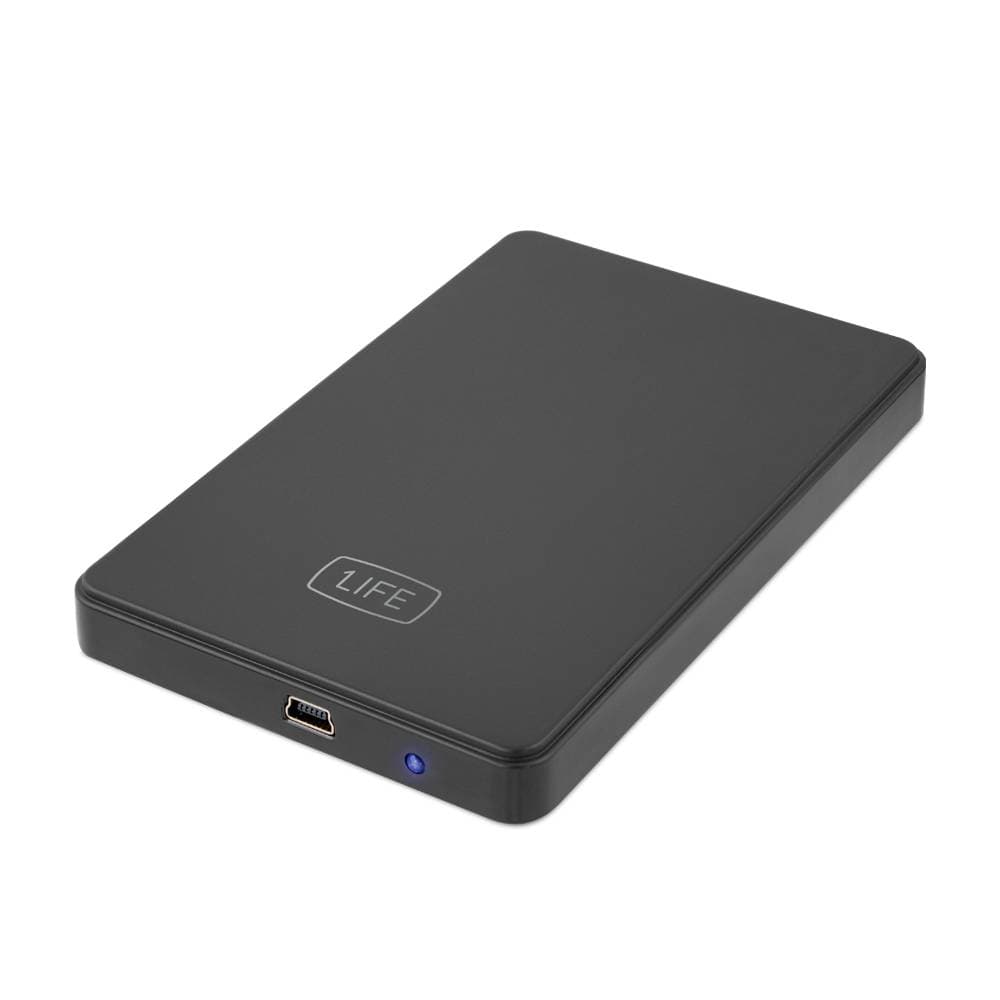 Caixa Externa 2.5" 1Life hd:flux 2 SATA USB 2.0 Preta