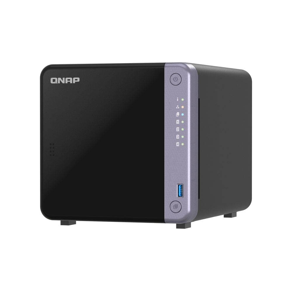 NAS Qnap TS-432X | 4 Baías | CPU 4-Core AnnapurnaLabs Alpine AL524 | RAM 4GB DDR4 | Preto