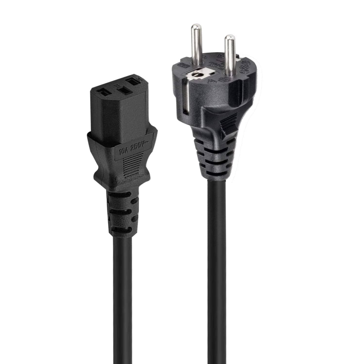 Cabo de Alimentação Ewent EC1912 Schuko para IEC C13 1.8m Preto