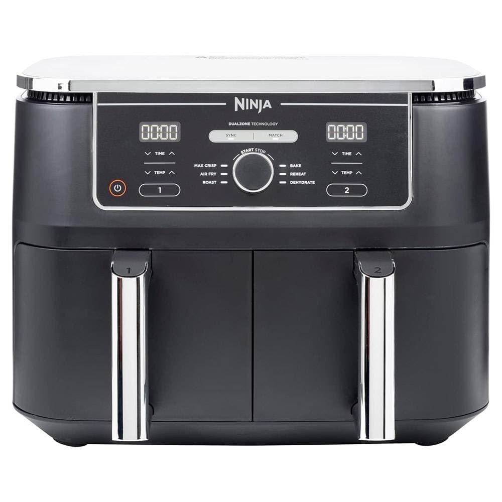 Fritadeira Air Fryer (Sem Óleo) Ninja AF400EU Foodi Max Dual Basket 9.5L 2470W Preta