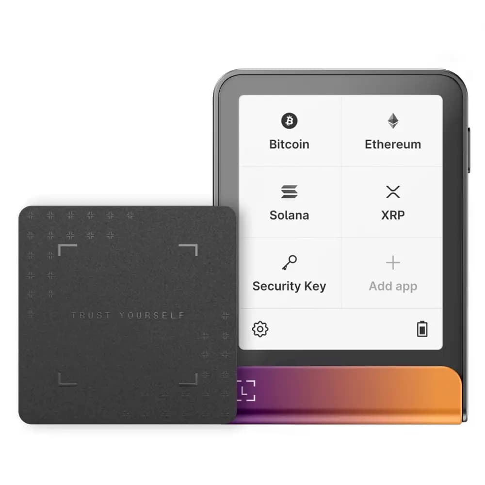 Carteira Ledger Flex Crypto Hardware Wallet + Recovery Key Ferro Fuchsia