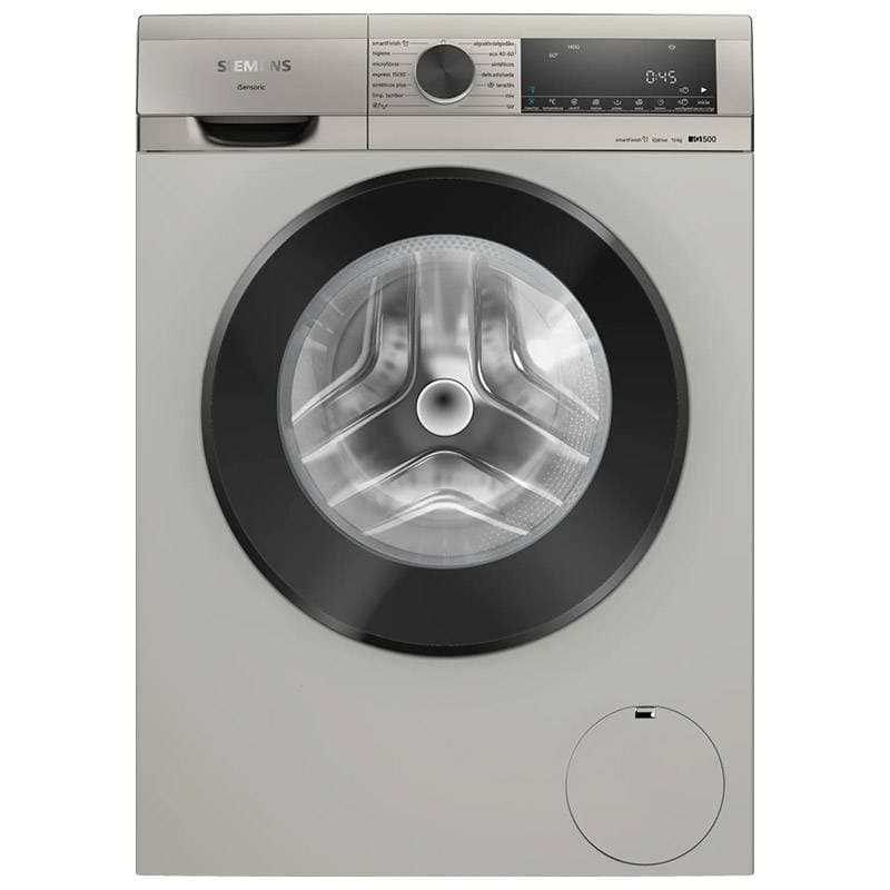 Máquina de Lavar Roupa de Livre Instalação Siemens WG54G2ZYEP 10kg 1400RPM A Silver Inox