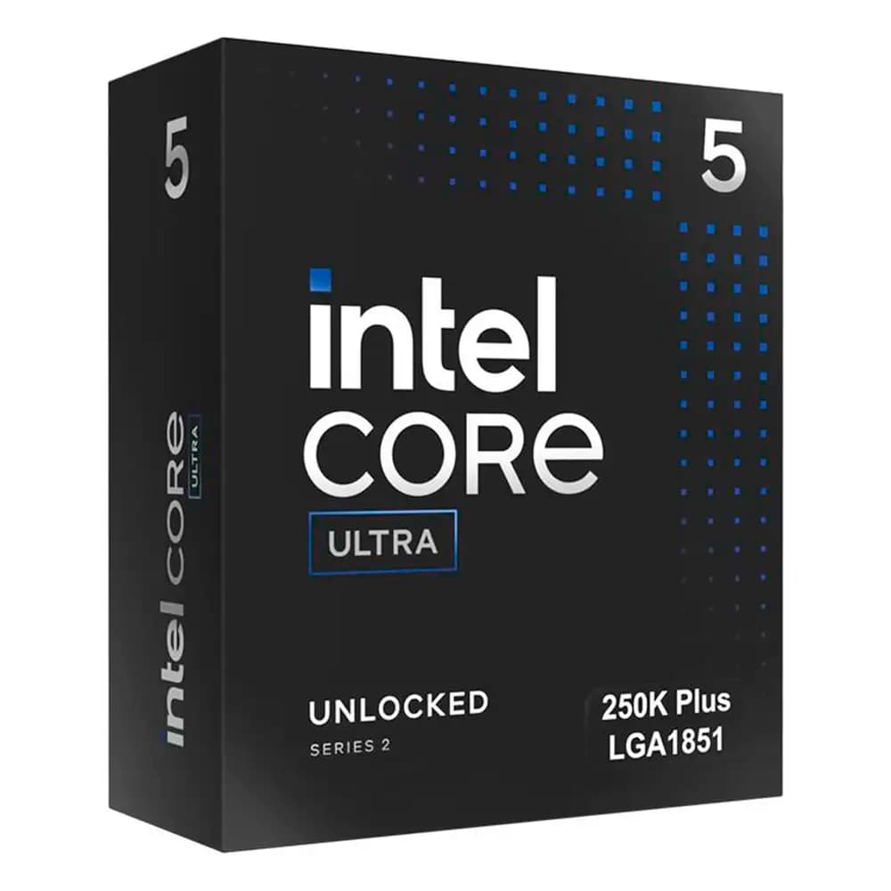 Processador Intel Core Ultra 5 250K Plus (Series 2) "Arrow Lake Refresh" 18-Core 3.3GHz c/Turbo 5.3GHz 30MB Cache Skt1851