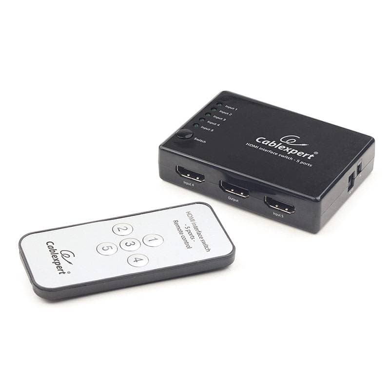 Switch Gembird HDMI 5 portas c/comando