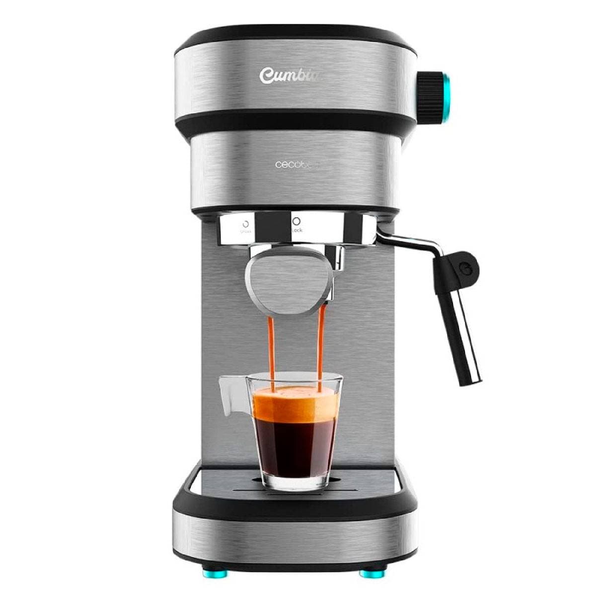 Máquina de Café Manual Cecotec Cafelizzia 890 Gray 20 Bar 1350W