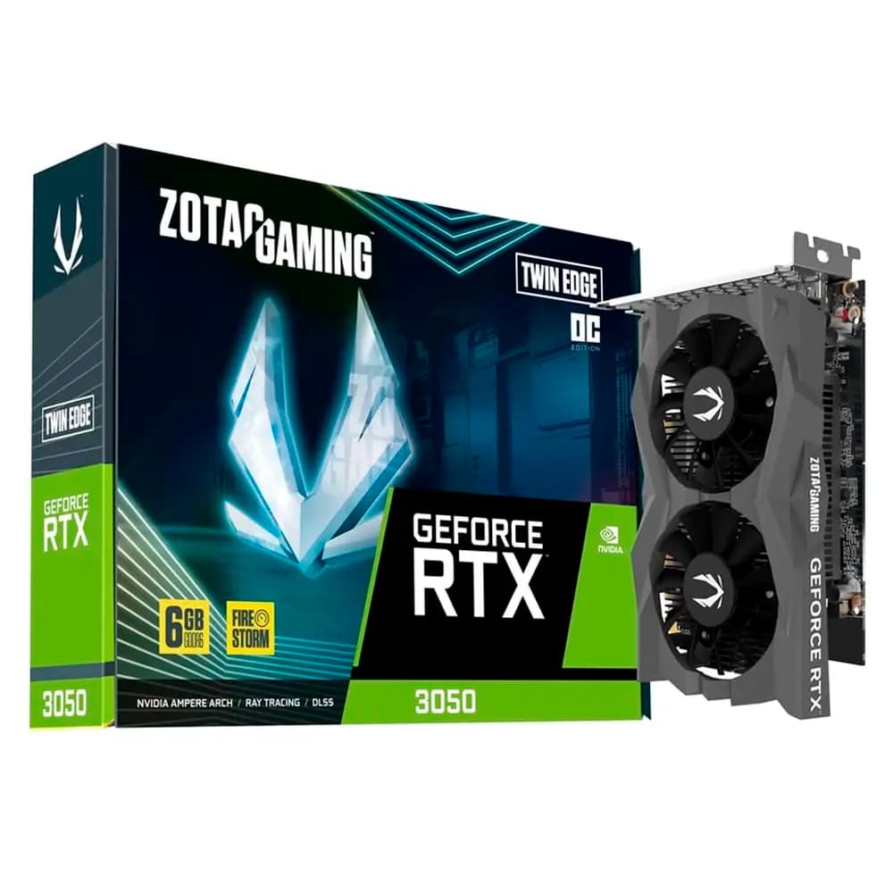 Placa Gráfica Zotac NVIDIA GeForce RTX 3050 "Ampere" Twin Edge OC 6GB GDDR6