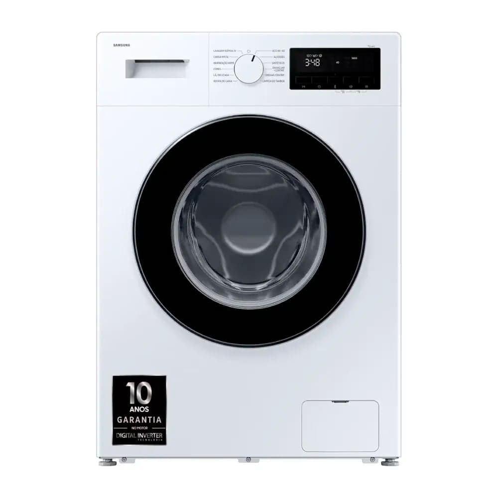 Máquina de Lavar Roupa de Livre Instalação Samsung WW90FG3M05AWEP 9Kg 1400RPM A Branca