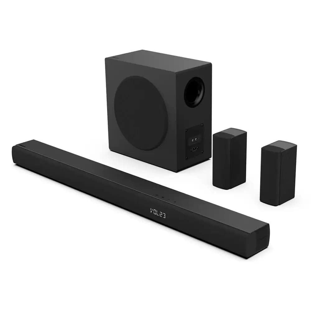Soundbar Hisense AX AX5100Q 5.1 Dolby Atmos/Dolby Audio/DTS:VirtualX 580W Preta