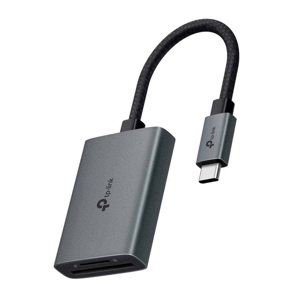 Leitor de Cartões de Memória SD e MicroSD TP-Link UA430C USB-C (USB 3.0) Preto/Cinza