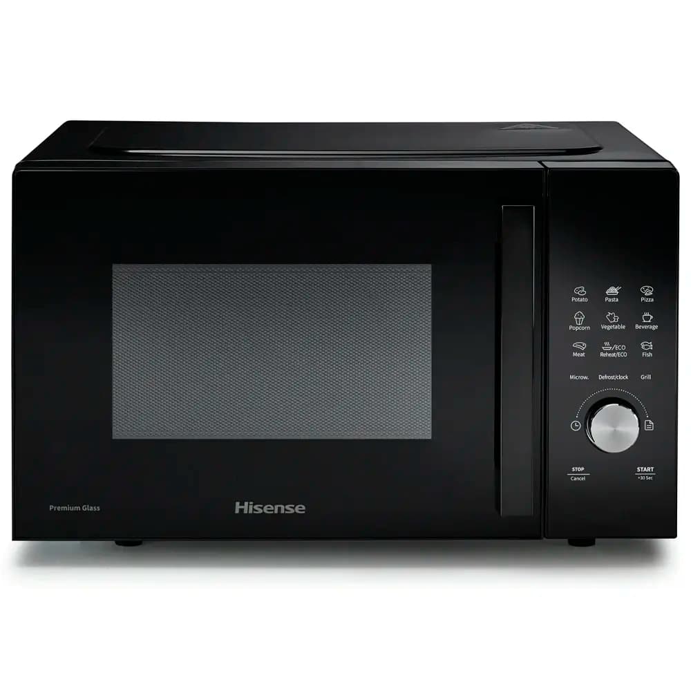 Micro-ondas de Livre Instalação Hisense H23MOBSD1HG 1000W (Grill) / 800W (Micro-ondas) 23 Litros Preto