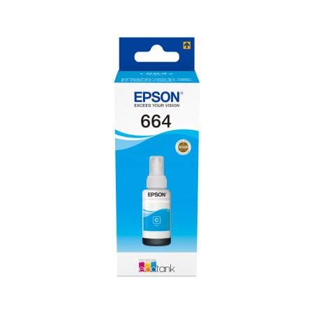 Tinteiro Epson 664 Ecotank Cyan Ink Bottle (70ML)