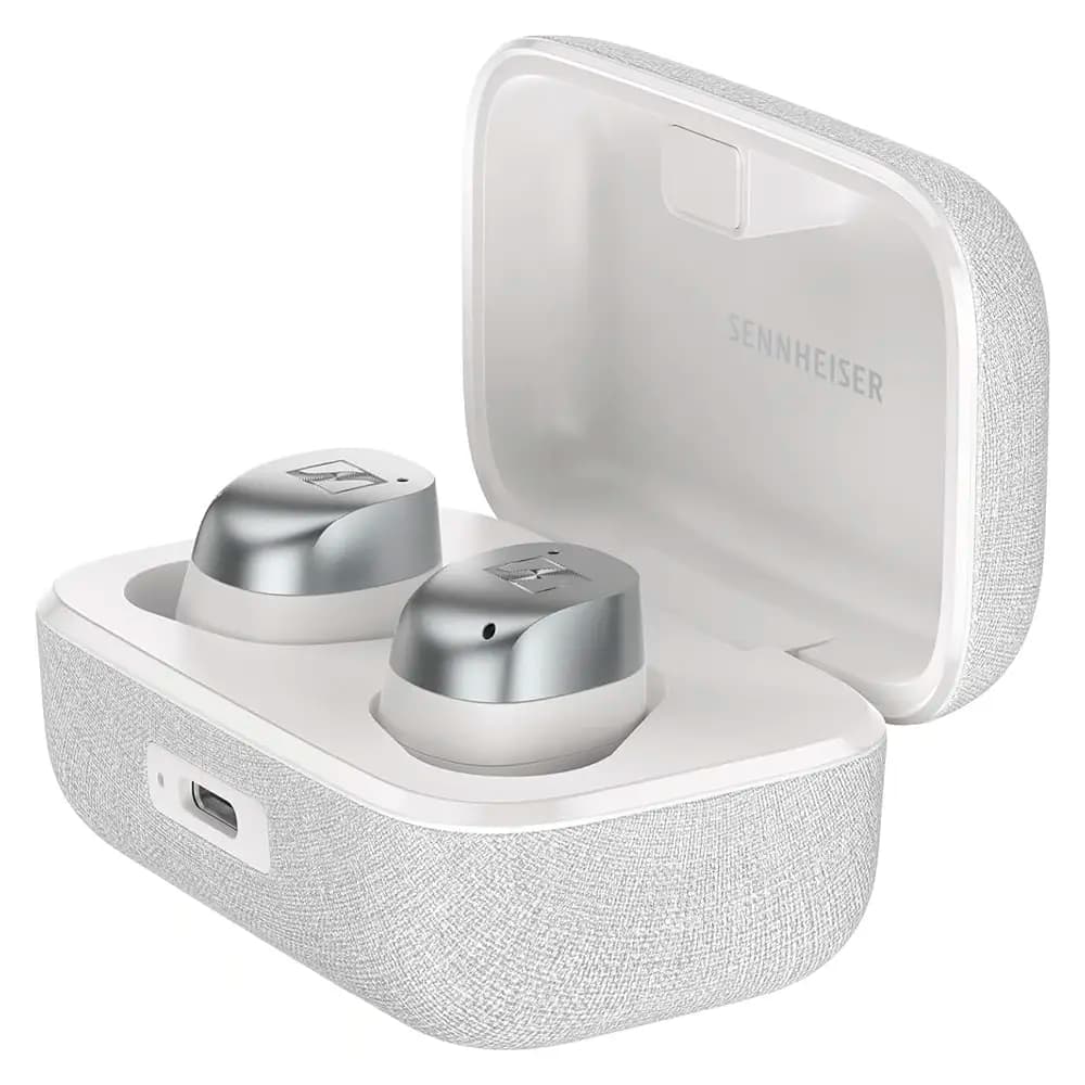 Earbuds Sennheiser Momentum True Wireless 4 ANC Brancos/Prateados