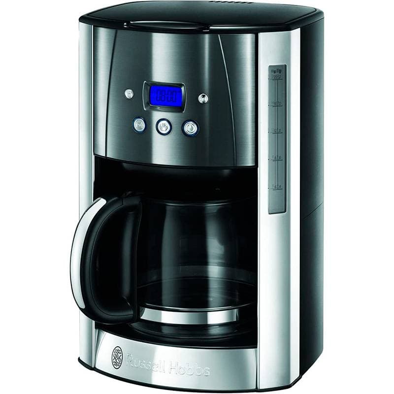 Máquina de Café de Filtro Russell Hobbs Luna Moonlight Grey Coffee Maker 1.8 Litros