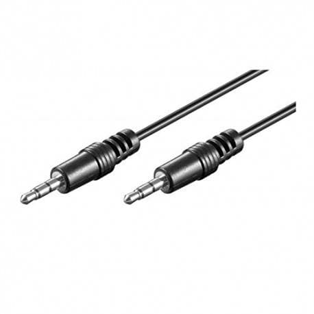 Cabo Extensão de Áudio Ewent EC1609 Jack 3.5mm Macho/Macho 10m Preto
