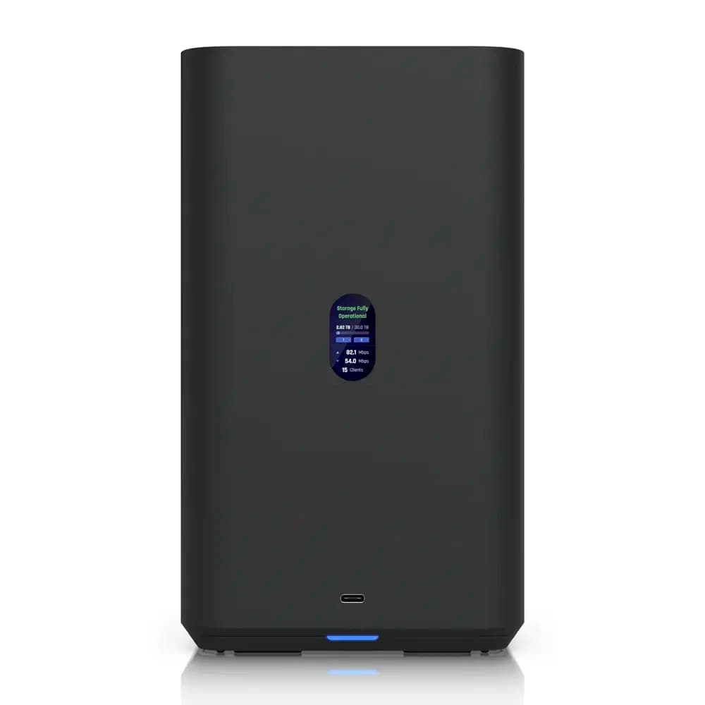 NAS Ubiquiti UNAS 2 Preta | 2 Baías | CPU Quad-Core | RAM 4GB | LAN 1x 2.5GbE