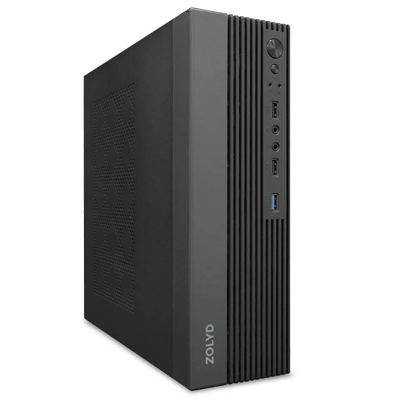 Caixa Mini-ITX Zolyd Xyndora Preta com Fonte Alimentação 200W