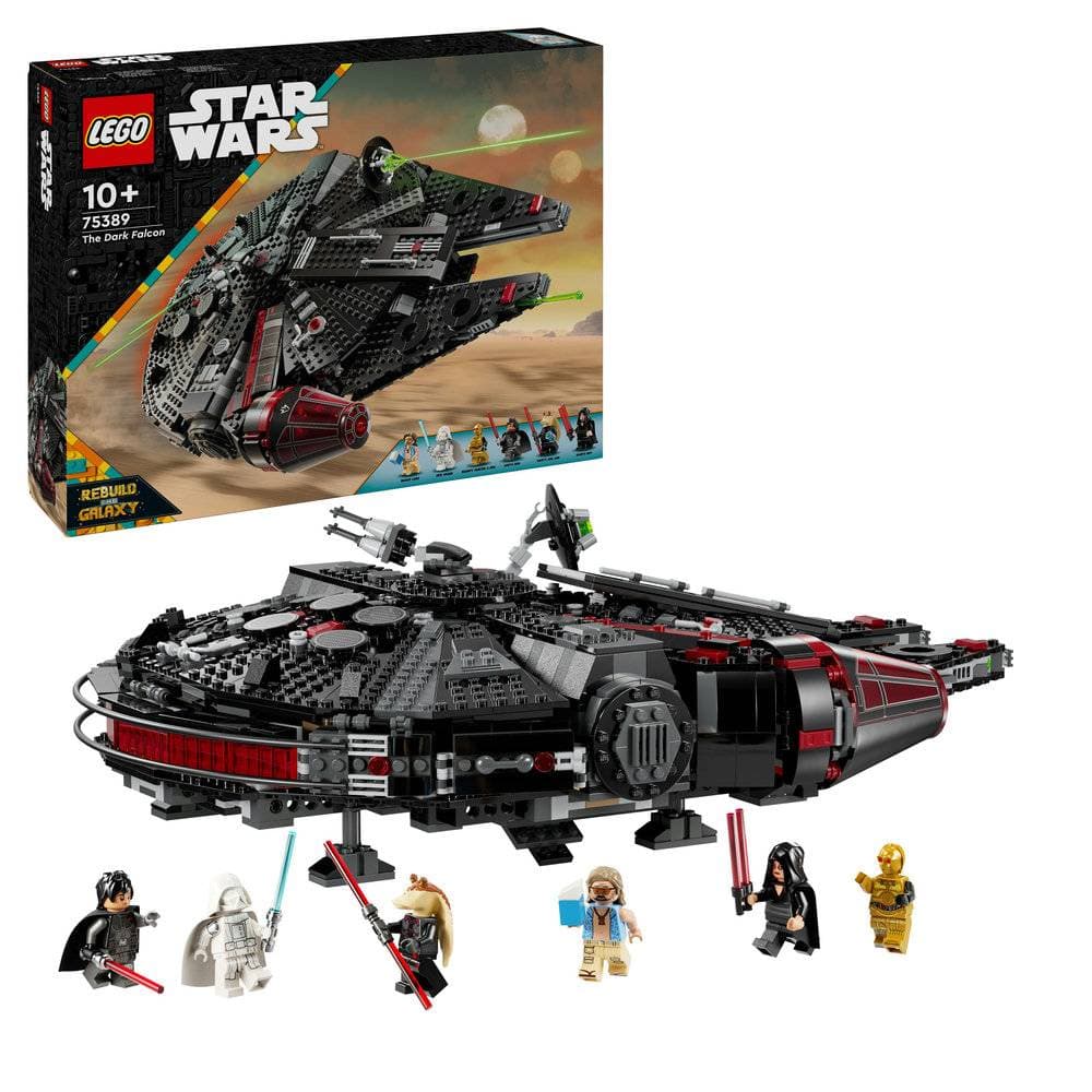 LEGO Star Wars: A Dark Falcon | Idades 10+ | 1579 Peças | Item 75389