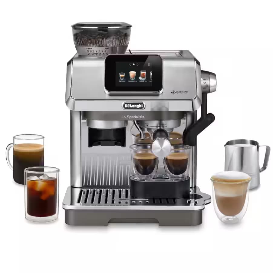 Máquina de Café Manual DeLonghi La Specialista Touch EC9455.M 1450W 15 Bar Metal