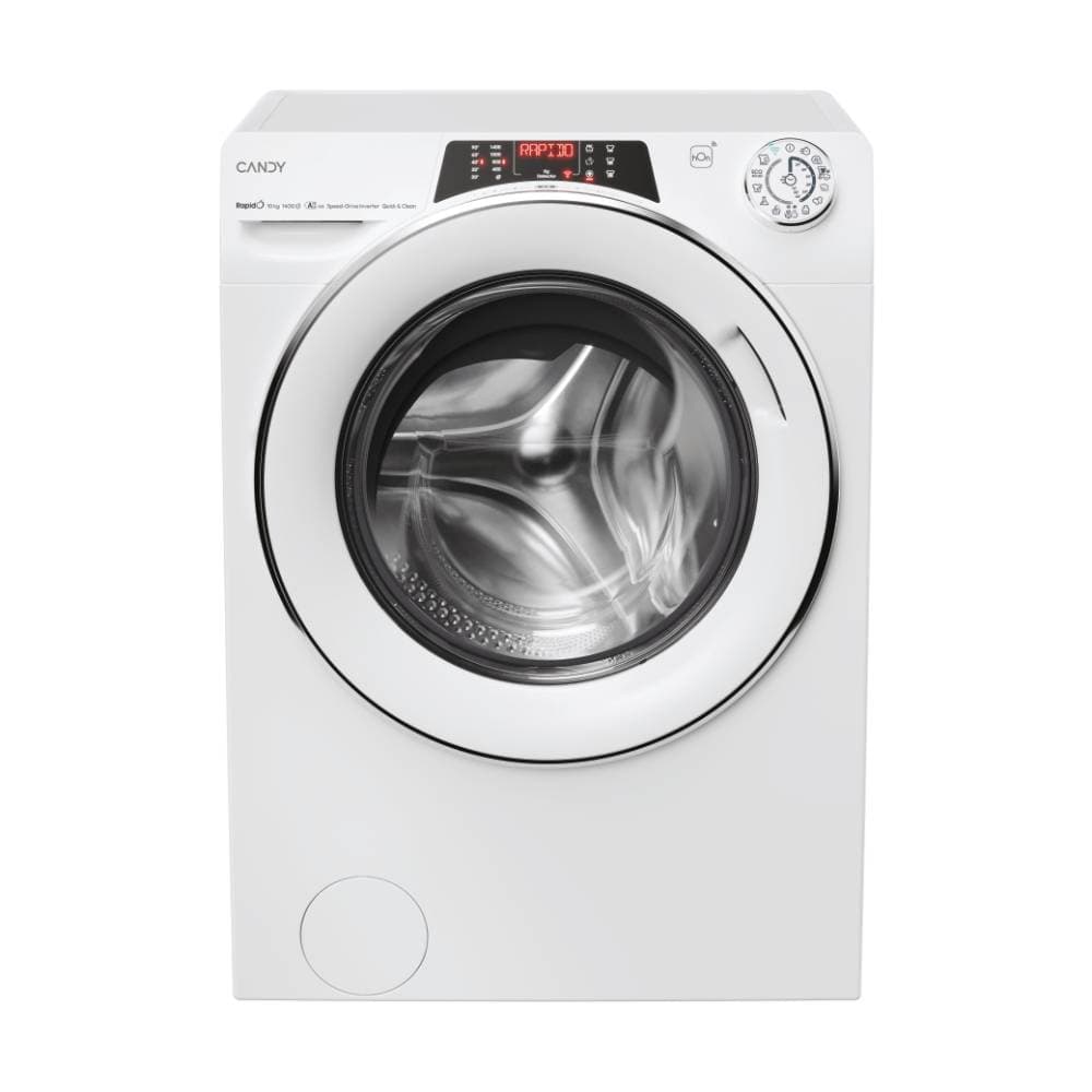 Máquina de Lavar Roupa de Livre Instalação Candy RapidÓ RO 4106DWMC7/1-S 10kg 1400RPM A Branca
