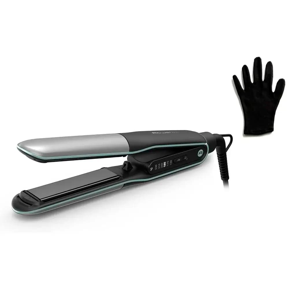 Alisador de Cabelo Rowenta Thermoglide SF7120E0 Preto/Cinza
