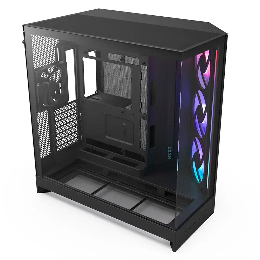Caixa Extended-ATX NZXT H9 Flow RGB (2025) Tempered Glass Preta