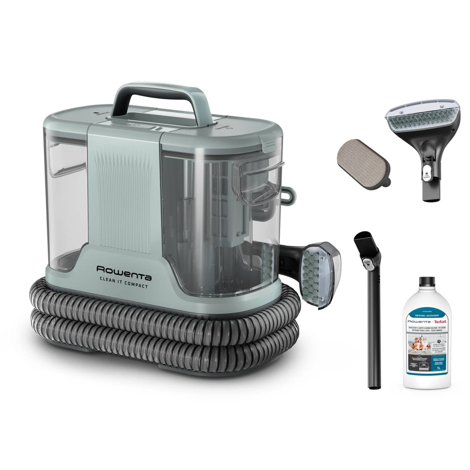Máquina de Limpeza de Têxteis/Aspirador Rowenta Clean It Compact 11500Pa 400W