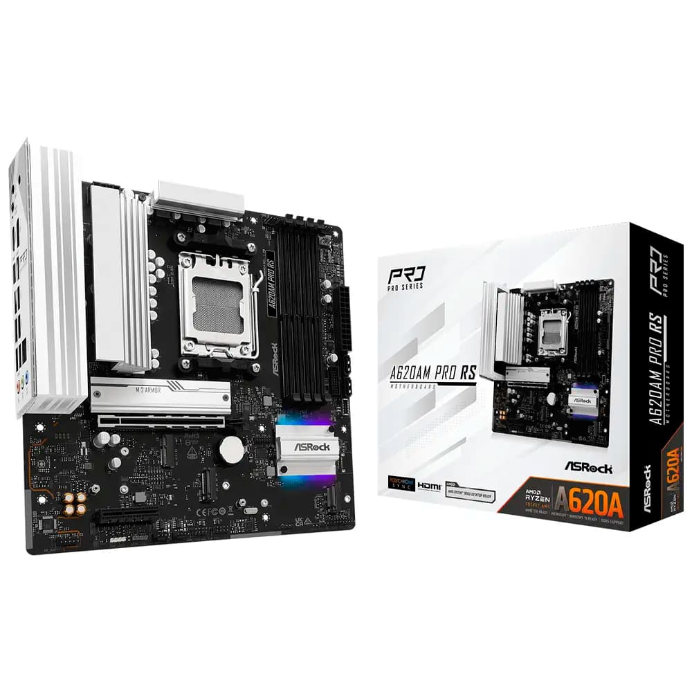 Motherboard Micro-ATX ASRock A620AM Pro RS SktAM5