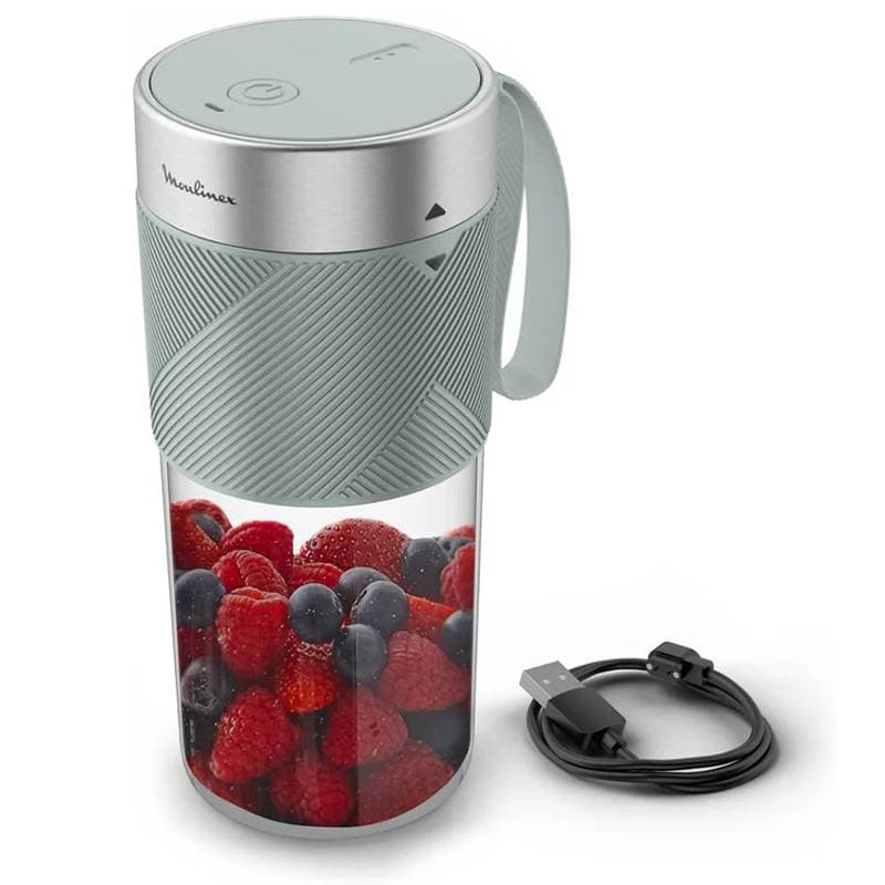 Liquidificadora Portátil Moulinex LM1C0410 Lightmix 300ml Eucalipto